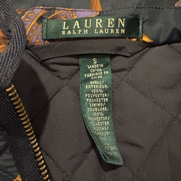 Ralph Lauren Women’s Size Small Quilted Vest Equestrian Horse - Picture 6 of 6